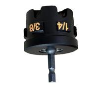 Zhjvihx Estrattore per Dadi 1/4 3/8 1/2, Giradadi per la Rimozione Rapida di Bulloni e Dadi, Trasforma il Trapano in un Serradadi Rapido, Strumento Necessario per Elettricisti,