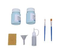 Zhjvihx Fluido per Mascheratura Blu da 2 Pezzi 60ml per Pittura Ad Acquerello, con Pennelli Gomma Ad Asciugatura Rapida Facile da Staccare, Materiali Artistici Conservazione Rimozione