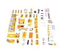 Zhjvihx Kit di Esperimenti Sull'elettromagnetismo, Circuito Fisico Elettrico e Set per L'apprendimento del Magnetismo con Strumenti di Ampere e Levitazione Magnetica, per Progetti di