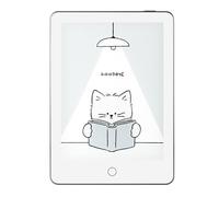 Zhjvihx Lettore di Ebook da 6 Pollici, Schermo E Ink da 300 DPI con Luce di Lettura Integrata, Memoria da 4 GB RAM 64 GB Espandibile, Batteria Grande 2500 MAh, Compatibile con più (WHITE)