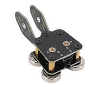 Zhjvihx Mini Chiave Morse Radio Ham Invia Telegramma Doppia Chiave Codice Morse con Base Magnetica Jack da 3,5 Mm Porta Tipo C per Smartphone Computer Ham Radio