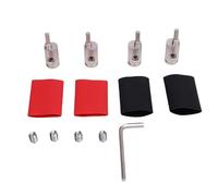 Zhjvihx Riduttore Ingresso Amplificatore in Ottone da 4 Pezzi, Connettori Terminali Cavo Amplificatore Stereo per Auto con Tubo Termorestringente, Cablaggio Batteria Auto e (Da 4GA a 8GA) (Da 4GA a