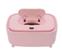 Zhjvihx Scaldasalviette per Neonati, Grande capacità Riscaldamento Rapido Controllo Intelligente della Temperatura Scaldasalviette Umidificate Alimentato Tramite USB e Dispenser con (PINK)