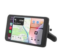 Zhjvihx Schermo Wireless per Auto da 6,5 pollici, Stereo Portatile per Auto Touchscreen HD 1280x720 con Bluetooth Carplay Controllo Vocale Automatico per Veicoli Universali