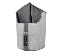 Zhjvihx Sotto il Riscaldatore della Scrivania, Caloroso con Piede Portatile con 7 Impostazioni di Temporizzazione e 5 Livelli di Temperatura, Coperta Integrata, Chiusura (Spina europea 220-240v)