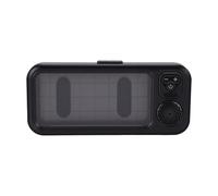 Zhjvihx Supporto per Telefono da Doccia Impermeabile, Touch Screen con Audio Surround a 360° e Supporto a Ventosa per Smartphone Fino a 7 Pollici a Parete del Bagno (BLACK)