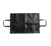 Zhjvihx Tappetino Ignifugo Grande sotto la Griglia con Maniglia, Protezione per Il Ponte Resistente All'olio, Tappetino per Barbecue Impermeabile, Tappetino per Camino Interno per