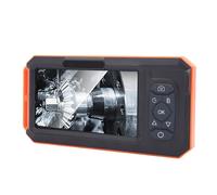 Zhjvihx Telecamera per Endoscopio Industriale, Schermo IPS 5 Pollici 1080P HD Doppia Lente 7,9 Mm IP67 Telecamera per Ispezione Impermeabilizzazione con Cavo Semi 16,4 Piedi per