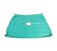 Zhjvihx Telo Paesaggistico per Rifinitura, Telo Impermeabile per Potatura con Foro da 11,8 Pollici e 4 Fibbie Angolari, per un Facile Fissaggio della Raccolta delle Foglie (200 x 00 cm/destra. 74