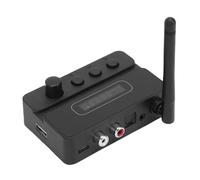 Zhjvihx Trasmettitore e Ricevitore Bluetooth 5.3, Adattatore Audio Wireless con Display LCD per Altoparlante TV Stereo Domestico, Audio HD AptX a Bassa Latenza, Ingressi Ottici AUX