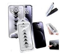 ZHKVAG Evo Tech for iPhone Invisible Artifact Screen Protector, Evotech Protection Ecran, HD Anti-Peep Privacy Screen Protector Silk Screen Bubble-Free Room Tempered Film for iPhone (2mix,15 Pro)