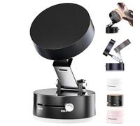 Vacuum Magnetic Suction Phone Holder,2025 New Vacuum Magnetic Phone Stand,Magnetic Suction Phone Mount,Foldable and Retractable Double-Sided Electronic Magnetic Phone Holder for All Phones (Black)