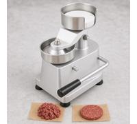 ZhlCrioxenic Formatrice per Hamburger con Stampi 10/13/15 Cm, Pressa per Hamburger per Mini Hamburger Fatti in Casa, Pressa per Hamburger per Impieghi Gravosi