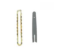 ZHLWei 1/2/4 pezzi 8 pollici mini motosega passo 1/4 lama .043 guida catena for taglio del legno 45 maglie di trasmissione parte di ricambio for motosega