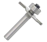 ZHLWei 1 pz. Fresa a sfera a forma di T, lama in lega con cuscinetto, rifinitura del bordo, incisione al computer, strumento for scanalatura del legno