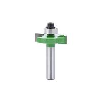 ZHLWei 1 pz. Fresa for scanalatura a T con gambo da 8 mm con cuscinetto, fresa for scanalatura in legno, utensile for lavorazione del legno a T