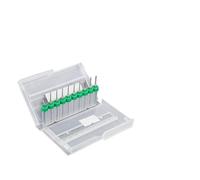 ZHLWei 10 Pz/Set 3.175 Gambo Carburo PCB Punte da Trapano for Il Circuito di Stampa Mini CNC Punta di Perforazione Set Micro Incisione Fresa 1mm 2mm