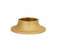 ZHLWei 20mm Foro 3 pollici 75mm Francia Lato Secco Vuoto Brasato Diamante Mola Marmo Bordo Toro Bordo Profilo Disco Abrasivo