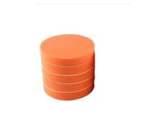 ZHLWei 5/10 pz 5 "125mm Auto Lucidatura Tamponi for Lucidatura Schiuma Piatta Ceretta Pad Kit Strumento for Auto Lucidatrice buffer Auto Cura Tamponi di Lucidatura