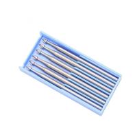 ZHLWei 6 Pieces/Box Tungsten Alloy Steel Peach Needle, Amber Carving Drill Bit, Handmade DIY Tool