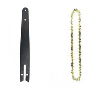 ZHLWei Barra guida for motosega da 8 pollici e set di catene for sega 45 Sega elettrica a maglie di trasmissione 1/4''P for sega elettrica senza spazzole Catena di ricambio for taglierina for legno