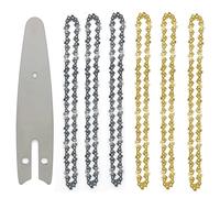 ZHLWei Catene da 4 6 8 pollici for catena for sega elettrica da 4/6/8 pollici Parti for sega elettrica da 6 pollici Piastra guida for sega elettrica da 4 6 8 pollici