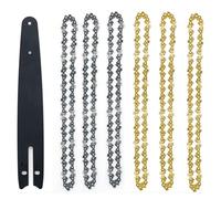 ZHLWei Catene da 4 6 8 pollici for catena for sega elettrica da 4/6/8 pollici Parti for sega elettrica da 6 pollici Piastra guida for sega elettrica da 4 6 8 pollici