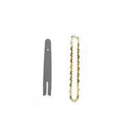 ZHLWei Catene da 8 pollici e barra di guida Mini catene in acciaio Lama for sega elettrica Utensile elettrico for sega Accessorio for taglio del legno di ricambio