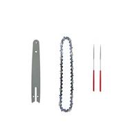ZHLWei Catene da 8 Pollici e Barra di Guida Mini Catene in Acciaio Lama for Sega elettrica Utensile Elettrico for Sega Accessorio for Taglio del Legno di Ricambio