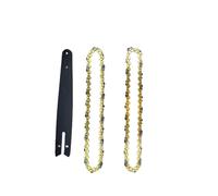 ZHLWei Catene da 8 pollici e barra di guida Mini catene in acciaio Lama for sega elettrica Utensile elettrico for sega Accessorio for taglio del legno di ricambio