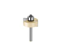 ZHLWei Fresa for scanalatura a T con gambo da 6 mm e 1/4 di pollice, fresa for scanalatura di tipo T con cuscinetto, utensili for fresatura e lavorazione del legno