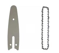 ZHLWei Mini catena in acciaio for motosega Catena di ricambio for accessori for sega elettrica for sega da potatura elettrica Strumenti for la registrazione del giardino da 4 pollici
