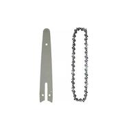 ZHLWei Piastra guida for catene for motoseghe elettriche Mini catena for motosega in acciaio Attrezzi da giardino Set di sostituzione lama accessori 4 pollici 6 pollici