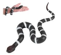 ZHMKYD13 serpente di gomma, giocattolo serpente serpente figura serpente in gomma puntelli da giardino per tenere lontani uccelli/gatti o oggetti di scena da giardino, scherzi