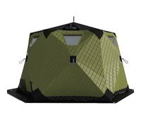 ZHNANDAMAI Ice Fishing Tents Insulated - 4 Sided Ice Fishing Shelter Ice House for 2-10 Persons, Portable Pop-Up Ice Shanty Shack with Stove Jack, Thickened Winter Fishing Hut