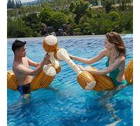 ZHODADA Galleggiante Gonfiabile Giocattoli, 2 Set Boa Giocattoli Gonfiabili per Piscina Gonfiabile Gioco di Combattimento Piscina Canoa Flottante Canoa per Adulti Gonfiabile Galleggianti