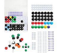 zhongguoqiaomao 135 Pcs Modello molecolare set Giocattoli educativi Modellini Molecolarie struttura Chimica Organica Inorganica Kit Atomi e Molecole Biochimica Base