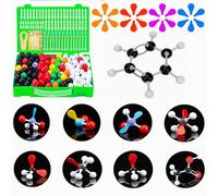 zhongguoqiaomao Modello molecolare set 310 Pcs Giocattoli educativi Modellini Molecolarie struttura Chimica Organica Inorganica Kit Atomi e Molecole Biochimica Base