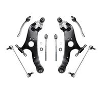 ZHONGJIA Kit da 10 Pezzi for Barra stabilizzatrice, Giunto sferico del Braccio di Controllo Inferiore Anteriore Svenubee, Compatibile con Sienna 2011, 2012, 2013, 2014, 2015-2018