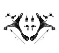 ZHONGJIA Svenubee 10 Pezzi Giunti sferici del Braccio di Controllo Inferiore Anteriore Tiranti terminali Barra stabilizzatrice Compatibile con H-Onda C-RV 2WD 2002 2003 2004 2005 2006