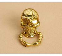 ZHONGJIUYUAN 1 Pezzo Ottone Massiccio Slide-Skull-O-Ring Portafoglio Connettore Catena Giunto Concho Similpelle Cranio Rivetto Stud Punk Vite Borsa Conchos Portafoglio Fibbia