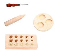 ZHONGJIUYUAN Multi-Size Moxa Cono Cake Rolls Maker Strumento Stampo, Multi Pezzo DIY Moxa Torre 15 Occhi