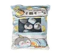 Zhongkaihua, 1 cuscino a forma di busta di snack con all’interno mini orsacchiotti di peluche in stile Kawaii, per ragazzi