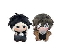 Zhongkaihua Akutagawa e Dazai Peluche Akutagawa BSD Figure 2 pz Ciondolo Anime Carino Morbido Farcito 10 CM Occasioni Decorazioni Regali