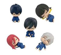 Zhongkaihua Anime Blue Lock Figure Set 5pcs, 5CM PVC Bachira/Isagi/Reo/Nagi Blue Lock Merch Model Statue, Blue Lock Mini Figure Collection Ornamenti Decorazioni Desktop