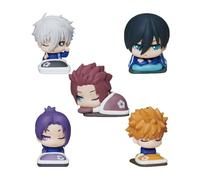 Zhongkaihua Anime Blue Lock Figure Set - 5pcs 5CM PVC Bachira/Isagi/Reo/Nagi Model Statue, Mini Collection Ornamenti Desktop Decorazioni