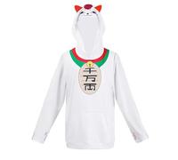 Zhongkaihua Anime Cat Turbo Nonna Cosplay Costume con cappuccio Turbo Nonna Orecchio di Gatto Uniforme Felpa Maniche Lunghe Halloween Fancy Dress up Party Carnevale