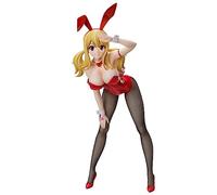 Zhongkaihua Anime Fairy Tail Figura Personaggio dei cartoni animati Lucy Heartfilia PVC Action Figure Oversize 38 centimetri In piedi Posa Red Silk Bunny Girl Style Statua