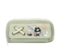 Zhongkaihua Anime JJK Gojo Satoru Itadori Yuji Astuccio per matite in tela di grande capacità per studenti per il ritorno a scuola stagione