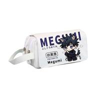 Zhongkaihua Anime JJK Gojo Satoru Itadori Yuji stampato astuccio grande capacità per studenti scatola per il rientro a scuola stagione, Bianco Tipo 8, 20 x 10 x 8 cm, Astuccio